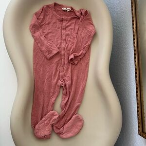 Kyte Baby Footie in Terracotta-6-12m